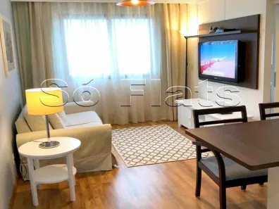 Apartamento com 1 Quarto para alugar, 39m² no Cidade Monções, São Paulo
