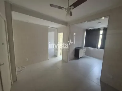 Apartamento com 1 Quarto para alugar, 52m² no Gonzaga, Santos
