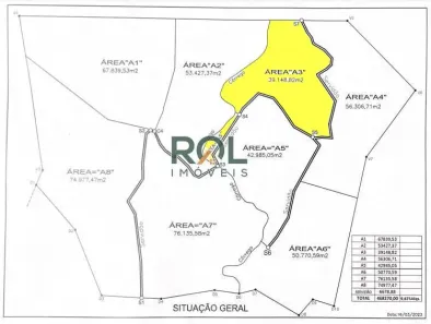 Lote/Terreno à venda, 39148m² no Dorândia, Barra do Piraí