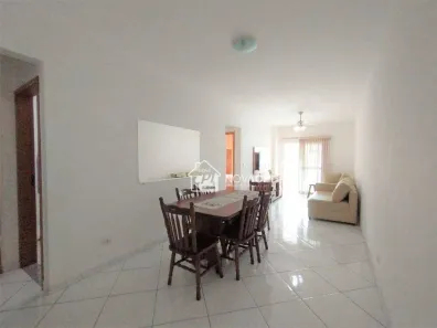 Apartamento com 3 Quartos para alugar, 93m² no Guilhermina, Praia Grande