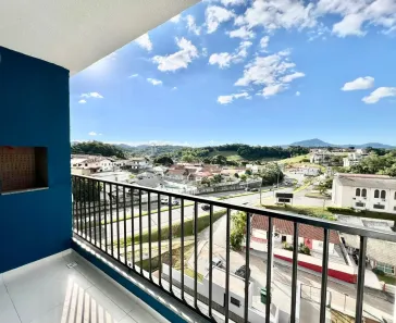 Apartamento com 2 Quartos para alugar, 59m² no Fortaleza, Blumenau