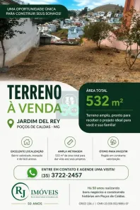 Lote/Terreno à venda, 532m² no Jardim Del Rey, Poços de Caldas