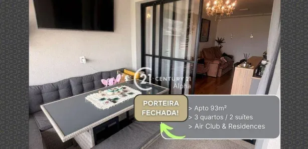 Apartamento com 3 Quartos à venda, 93m² no Vila Osasco, Osasco