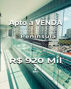 Apartamento com 2 Quartos à venda, 72m² no Ponta D'Areia, São Luís