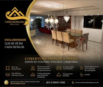 Apartamento com 6 Quartos à venda, 517m² no Tamarineira, Recife