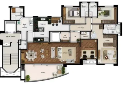Apartamento com 3 Quartos à venda, 183m² no Jardim Vila Mariana, São Paulo
