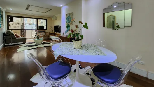 Apartamento com 3 Quartos à venda, 136m² no Pompéia, Santos