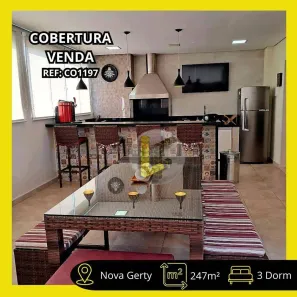 Cobertura com 3 Quartos à venda, 247m² no Nova Gerty, São Caetano do Sul