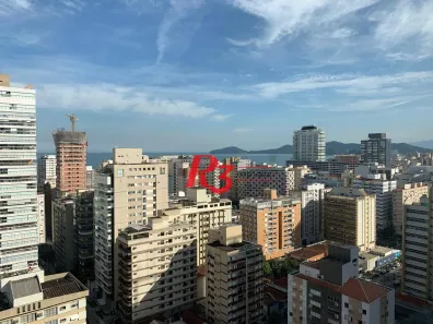 Apartamento com 3 Quartos para alugar, 180m² no Gonzaga, Santos
