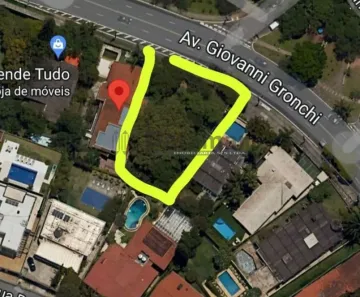 Lote/Terreno à venda, 760m² no Vila Andrade, São Paulo