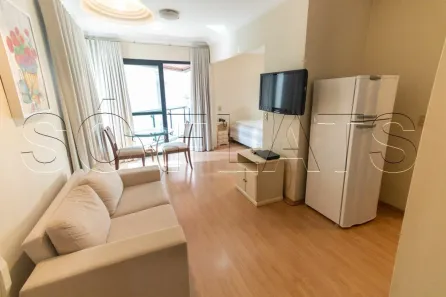 Flat com 1 Quarto para alugar, 35m² no Jardim Paulistano, São Paulo