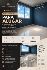 Ponto Comercial para alugar, 29m² no Areinha, São Luís