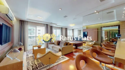 Flat com 1 Quarto para alugar, 76m² no Vila Nova Conceição, São Paulo