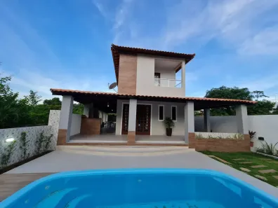 Casa de Condomínio com 3 Quartos para alugar, 100m² no Barra do Jacuípe (Monte Gordo), Camaçari