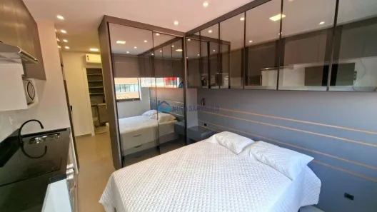 Apartamento com 1 Quarto para alugar, 27m² no Indianópolis, São Paulo