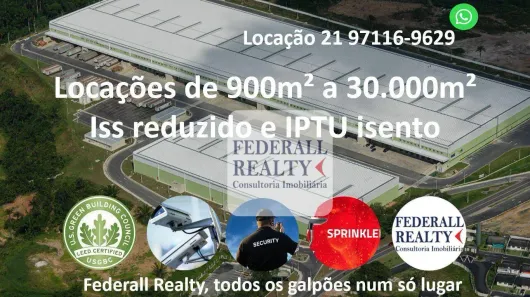 Galpão/Depósito/Armazém para alugar, 4355m² no Centro, Belford Roxo