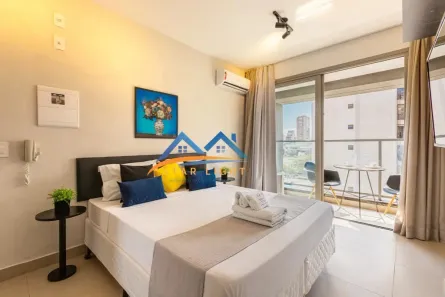 Apartamento com 1 Quarto para alugar, 27m² no Perdizes, São Paulo