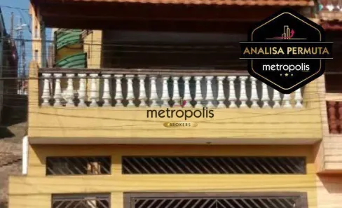 Casa com 6 Quartos à venda, 200m² no Jardim Guarará, Santo André