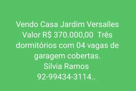 Casa com 3 Quartos à venda, 250m² no Planalto, Manaus