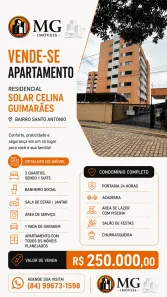 Apartamento com 2 Quartos à venda, 55m² no Santo Antônio, Mossoró
