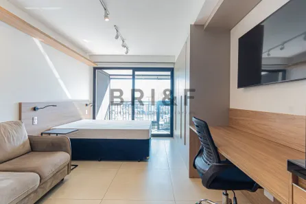 Apartamento com 1 Quarto para alugar, 33m² no Vila Cordeiro, São Paulo