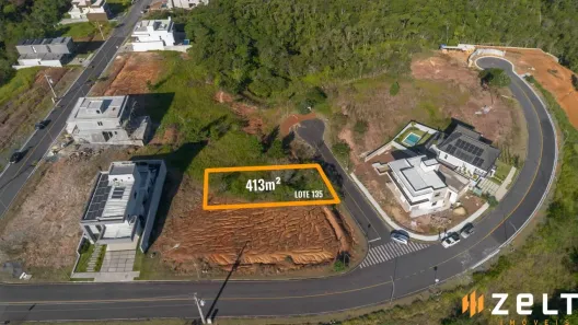 Lote/Terreno à venda, 413m² no Ponta Aguda, Blumenau