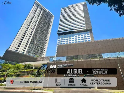 Apartamento com 1 Quarto para alugar, 42m² no Setor Marista, Goiânia
