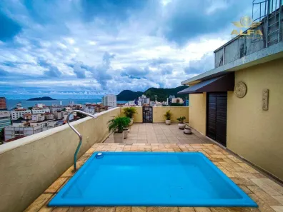 Cobertura com 3 Quartos à venda, 130m² no Jardim Las Palmas, Guarujá