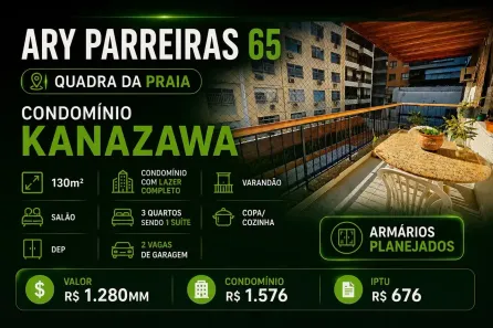 Apartamento com 4 Quartos à venda, 130m² no Icaraí, Niterói
