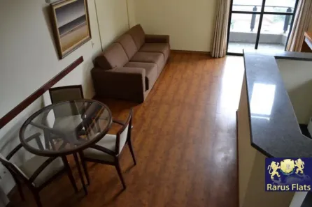 Flat com 1 Quarto para alugar, 52m² no Moema, São Paulo