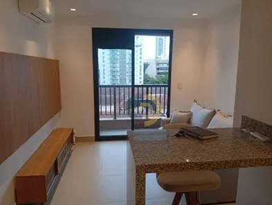 Apartamento com 1 Quarto para alugar, 47m² no Embaré, Santos