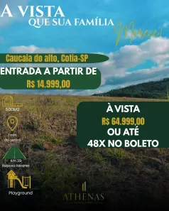Lote/Terreno à venda, 500m² no Altos de Caucaia (Caucaia do Alto), Cotia