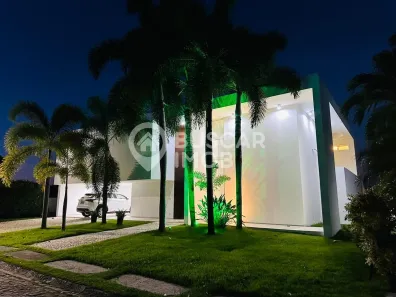 Casa de Condomínio com 4 Quartos para venda ou aluguel, 540m² no Busca Vida (Abrantes), Camaçari