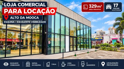 Ponto Comercial para alugar, 329m² no Vila Cláudia, São Paulo