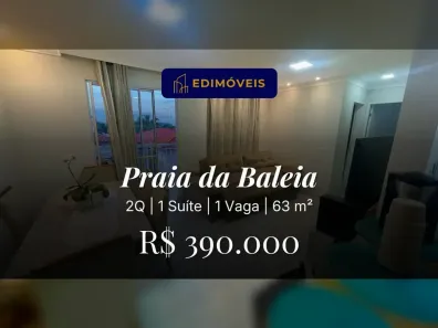 Apartamento com 2 Quartos à venda, 63m² no Praia da Baleia, Serra