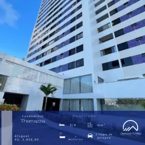 Apartamento com 3 Quartos para alugar, 90m² no Rocas, Natal