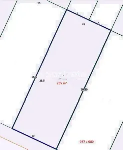 Lote/Terreno à venda, 265m² no Vila Curuçá, Santo André