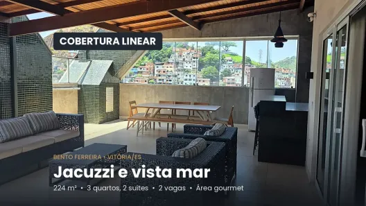Cobertura com 3 Quartos à venda, 224m² no Bento Ferreira, Vitória