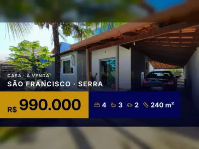 Casa com 4 Quartos à venda, 240m² no São Francisco, Serra