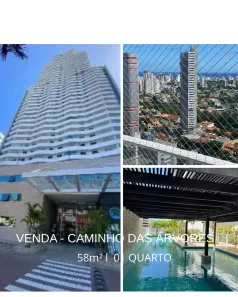 Apartamento com 1 Quarto à venda, 58m² no Caminho das Árvores, Salvador