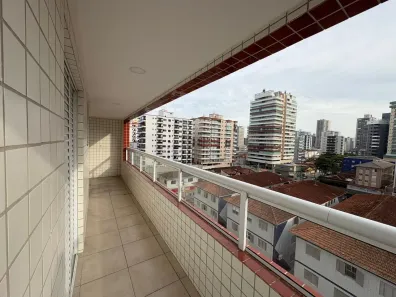 Apartamento com 2 Quartos para alugar, 76m² no Guilhermina, Praia Grande