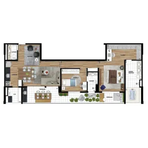 Apartamento com 2 Quartos à venda, 116m² no Jardim Tarraf II, São José do Rio Preto