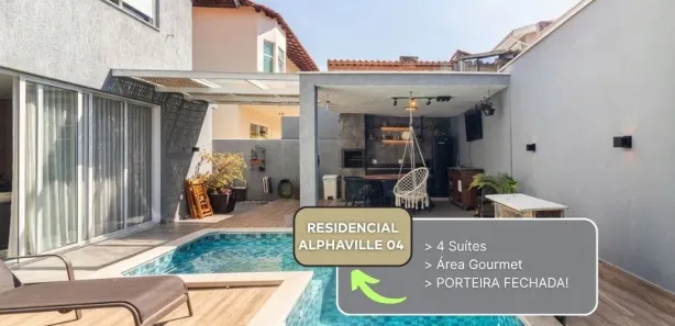 Casa de Condomínio com 4 Quartos à venda, 319m² no Alphaville, Santana de Parnaíba