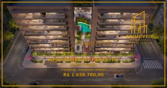 Apartamento com 3 Quartos à venda, 103m² no Jardim Camburi, Vitória