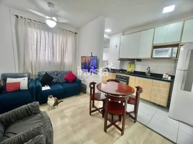Apartamento com 2 Quartos à venda, 44m² no Areia Branca, Santos