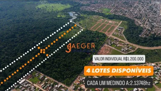 Lote/Terreno à venda, 2137m² no Areia Branca, Porto Velho