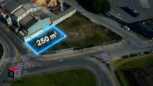 Lote/Terreno à venda, 250m² no Jardim Las Vegas, Santo André