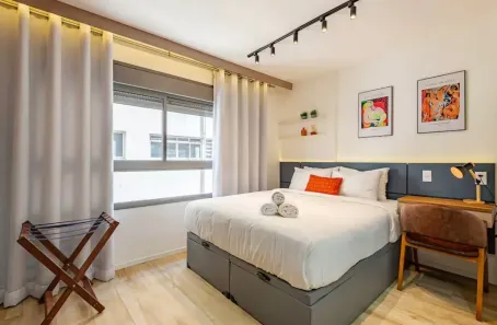 Apartamento com 1 Quarto para alugar, 21m² no Paraíso, São Paulo