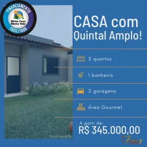 Casa de Condomínio com 2 Quartos à venda, 56m² no Jardim Batagin, Santa Bárbara D'Oeste