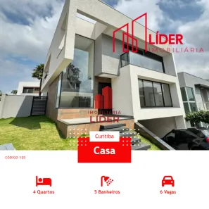 Casa de Condomínio com 4 Quartos à venda, 360m² no Boa Vista, Curitiba